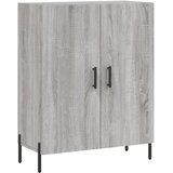 The Living Store Komoda siva sonoma 69,5x34x90 cm inženirski les - Komoda, (21503416) | Shoptok.si