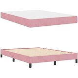  Krevet s opruga kutije Ružičasta 140 x 190 cm tkanina | shoptok.hr