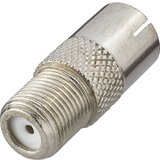 Renkforce RF-4196985 F- koaksialni adapter Priključki: F-vtičnica\, koaksialna vtičnica IEC 1 kos, (20432537) | Shoptok.si