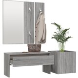  Set namještaja za hodnik boja sivog hrasta sonome drveni | shoptok.hr