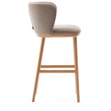Kave Home Svetlo rjav barski stol (višina sedeža 65 cm) Ciselia – | Shoptok.si