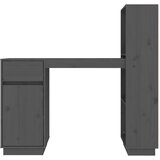  Radni stol sivi 110 x 53 x 117 cm od masivne borovine | Eponuda.ba