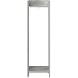  Stalak za biljke s policom Betonsko Siva 30 x 30 x 100 cm | shoptok.hr