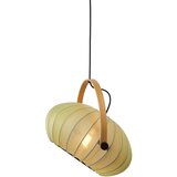 Halo Design 746361 - Visilica na sajli DC, 1xE27/40W/230V, prečnik 40 cm, zelena/hrast | Eponuda.com