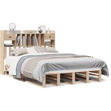 vidaXL Krevet s regalom za knjige bez madraca 140x200 cm od borovine | shoptok.hr