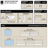 Umbra Željezna proširiva/dupla karniša 213 - 365 cm Twilight – | shoptok.hr