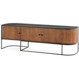 MOME TV komoda od masivnog manga u prirodnoj boji 160x55x40 cm Curve – | shoptok.hr