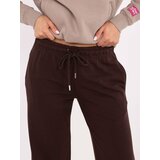 RELEVANCE Sweatpants-RV-DR-A590.08-dark brown | Shoptok.si