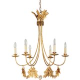 Elstead Lighting Elstead Sweet Olive Lestenec s 6 lučmi, zlata barva, E14, (22099794) Cene