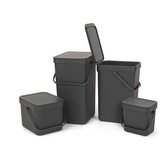 Brabantia Zabojnik za ločevanje odpadkov 12 L - siva | Shoptok.si