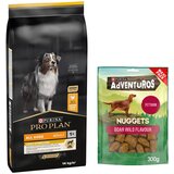 Pro Plan PURINA suha pasja hrana 14 kg + Adventuros Nuggets priboljški 300 g gratis! - All Sizes Adult Light/Sterilised | Shoptok.si