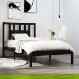  Za krevet od masivne borovine crni 100 x 200 cm | shoptok.hr