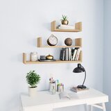 Maison Chic 3 kosi Stenske Police - Viseče police sonoma hrast inženirski les, (21793299) | Shoptok.si