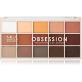MUA Makeup Academy Professional 15 Shade Palette paleta senčil za oči odtenek Obsession 12 g | Shoptok.si