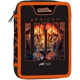 Luna must: animal planet - dvokatni punjeni pernica s lavom 15x21cm | shoptok.hr
