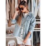 DStreet Kurtka damska jeansowa oversize TONACIO niebieska | shoptok.hr