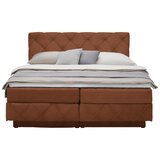 Premium Living Postelja Boxspring Cordoba, Opečnato Rjava, 180x200 | Shoptok.si