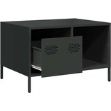 vidaXL Stolić za kavu crni 68,5x50x43,5 cm od hladno valjanog čelika | shoptok.hr