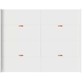  Krevet s ladicama Bijelo 150 x 200 cm Konstruirano drvo | shoptok.hr
