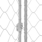  Pasja kletka srebrna 800 x 200 x 256 cm Cinkana jeklena - - Srebrna - 53.95 - 800 x 200 x 256 cm - 2025- | Shoptok.si