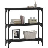  Konzolni stol crni 75 x 22,5 x 75 cm od konstruiranog drva | Eponuda.com