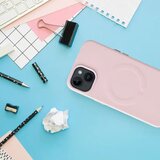 Roar usnjena Mag Case maska, združljiva z MagSafeom – za iPhone 12 roza | Shoptok.si