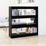 vidaXL Ormarić za knjige / sobna pregrada crni 100 x 30 x 103 cm Cijene