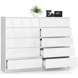 AKORD KOMODA K160 10SZ CLP PK BIAŁY POŁYSK, (21713958) | Shoptok.si