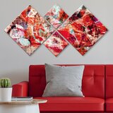 Wallity slika 4MDF46234342, 60x115 cm, 4 dela | ePonuda.com