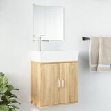 2-dijelni set kupaonskog namještaja boja hrasta drveni | shoptok.hr