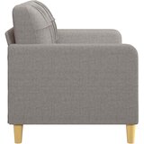  Dvosjed od tkanine smeđesivi 140 cm | shoptok.hr