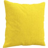  Kavč dvosed z blazinami svetlo rumen 120 cm blago | Shoptok.si