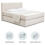 Bonami Selection Bež boxspring postelja 180x200 cm Olia Bold Line – | Shoptok.si