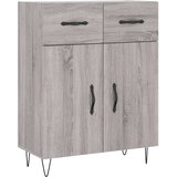 vidaXL Visoka komoda siva sonome 69 5x34x180 cm od konstruiranog drva | shoptok.hr