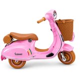  Licencirani motor na akumulator Vespa XW-05 35W – temno roza | Shoptok.si