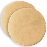  Presvlaka za jastuk 2 pcs HEERLEN Sivosmeđa Ø 30 cm Flanel | shoptok.hr