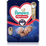 Pampers Night Pants Size 7 jednokratne pelene-gaćice za noć 15+ kg 35 kom Cijene