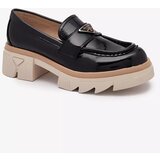 Resti Lacquered women's black moccasins with decoration Sarix - Footwear | ePonuda.com