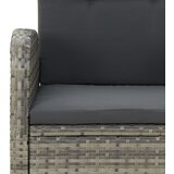  7-dijelni vrtni blagovaonski set sivi od poliratana | shoptok.hr