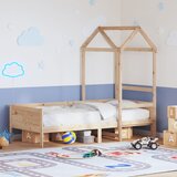  Dnevni krevet s krovom bez madraca 80x200 cm Masivno drvo Cene