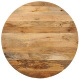 vidaXL Mizna plošča Ø 70x3,8 cm okrogla trden mangov les | Shoptok.si