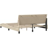  Okvir za krevet bez madraca Hanko krem 160x200 cm od tkanine | shoptok.hr