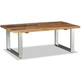  Stolić za kavu od masivnog obnovljenog drva 100 x 60 x 38 cm Cijene