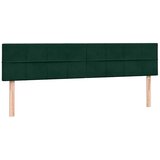 Box Spring krevet s madracem tamno zeleni 180x220 cm baršun | shoptok.hr