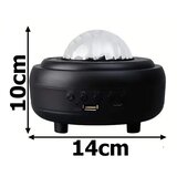  10W LED RGB zvezdni projektor in zvočnik USB bluetooth | Shoptok.si