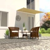 Tenda na uvlačenje 200 x 150 cm žuto-bijela | shoptok.hr
