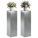  Stalak za biljke 2 pcs Srebrna 30 x 30 x 100 cm | shoptok.hr