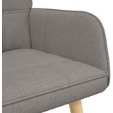  Kauč za dvoje Sivo-smeđa 115 x 61 x 87 cm tkanina | shoptok.hr