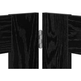  Vrata za pse s postoljem 6 pcs Crni hrast 100 x 60 cm | Eponuda.com