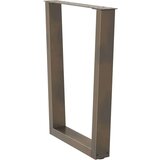  Noge jedilne mize V-oblika 3 kosi naravno jeklo 70x(72-73,3) cm, (21828663) | Shoptok.si